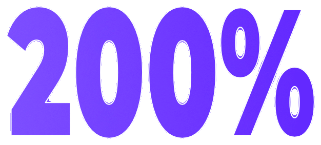 200%